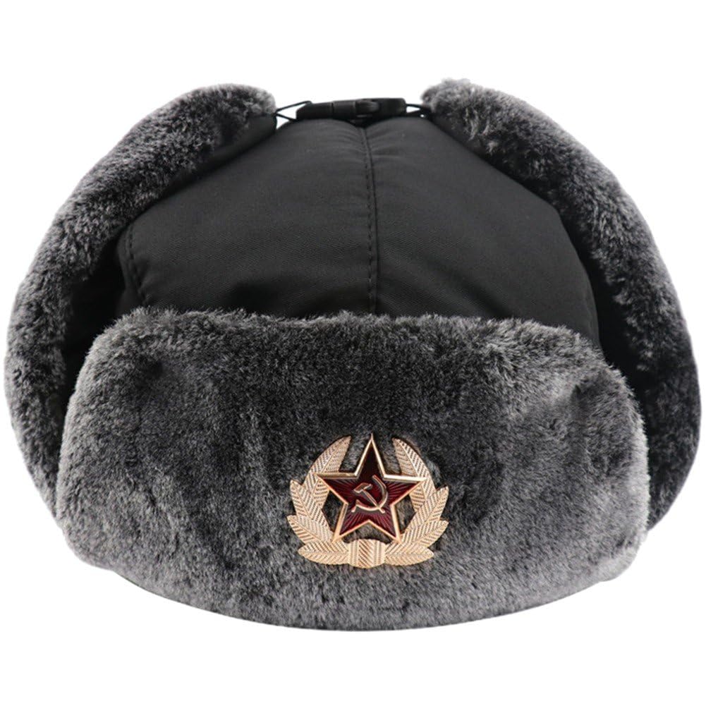 Amazon.com: Luxylei Unisex Winter Bomber Hats, Warm Trapper Hat